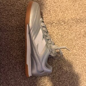 New Balance Silver and White Women's Sneakers